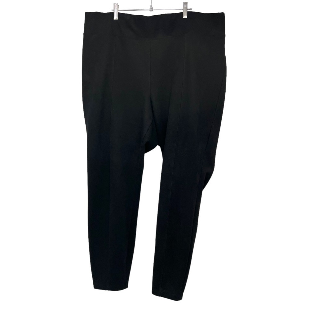 Old Navy Stevie High Rise Pull On Seamed Micro Suede Pants Blackjack Womens 3X - Picture 4 of 10